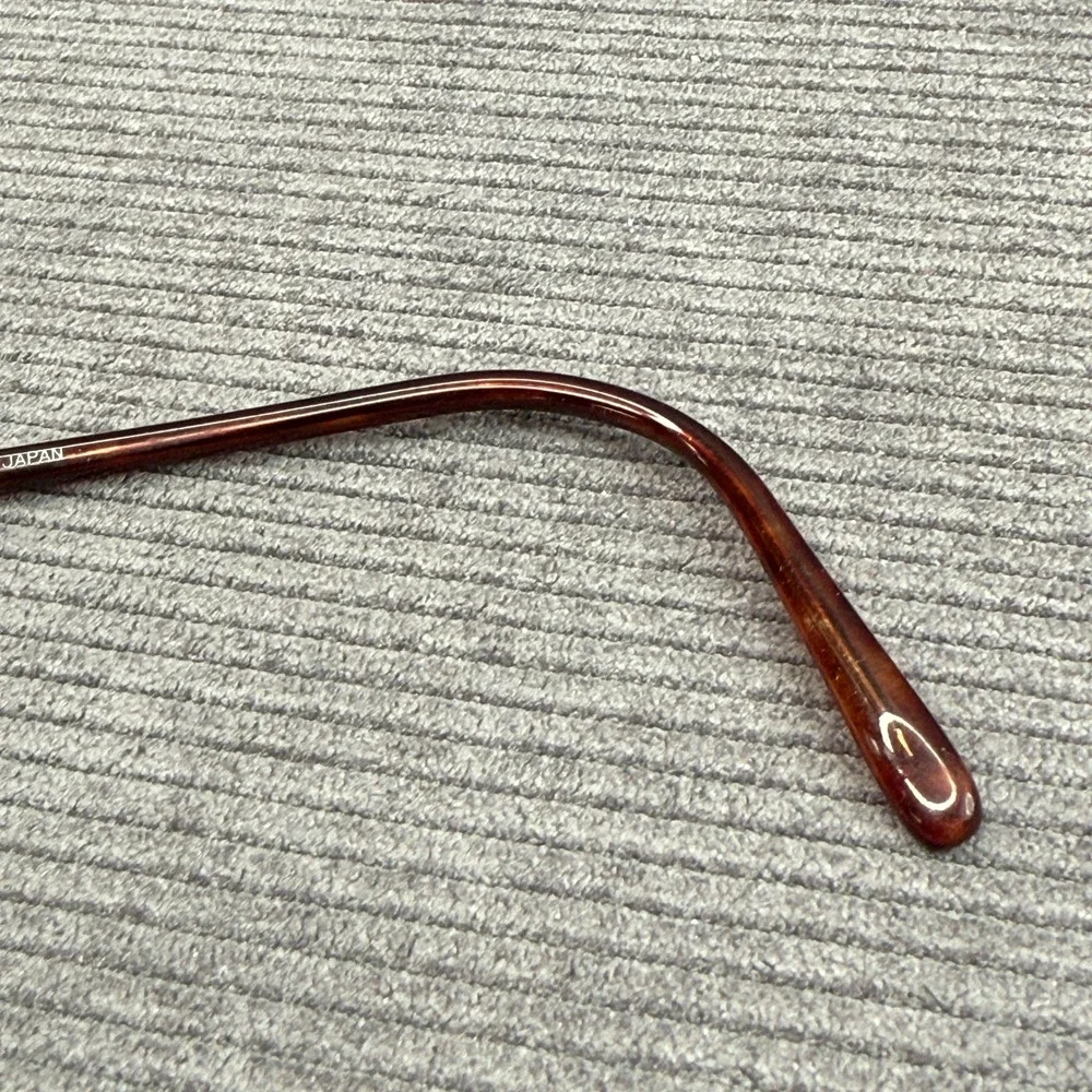 Marchon Nellie Tortoise Y2k Eyeglass Frames Japan 140 Oval Brown Vintage Style